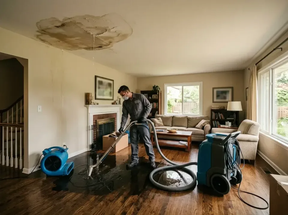 attic-pipe-burst-ceiling-drip-008 — frequently asked questions, Water Damage Restoration & Carpet Care in Dixon, IL
